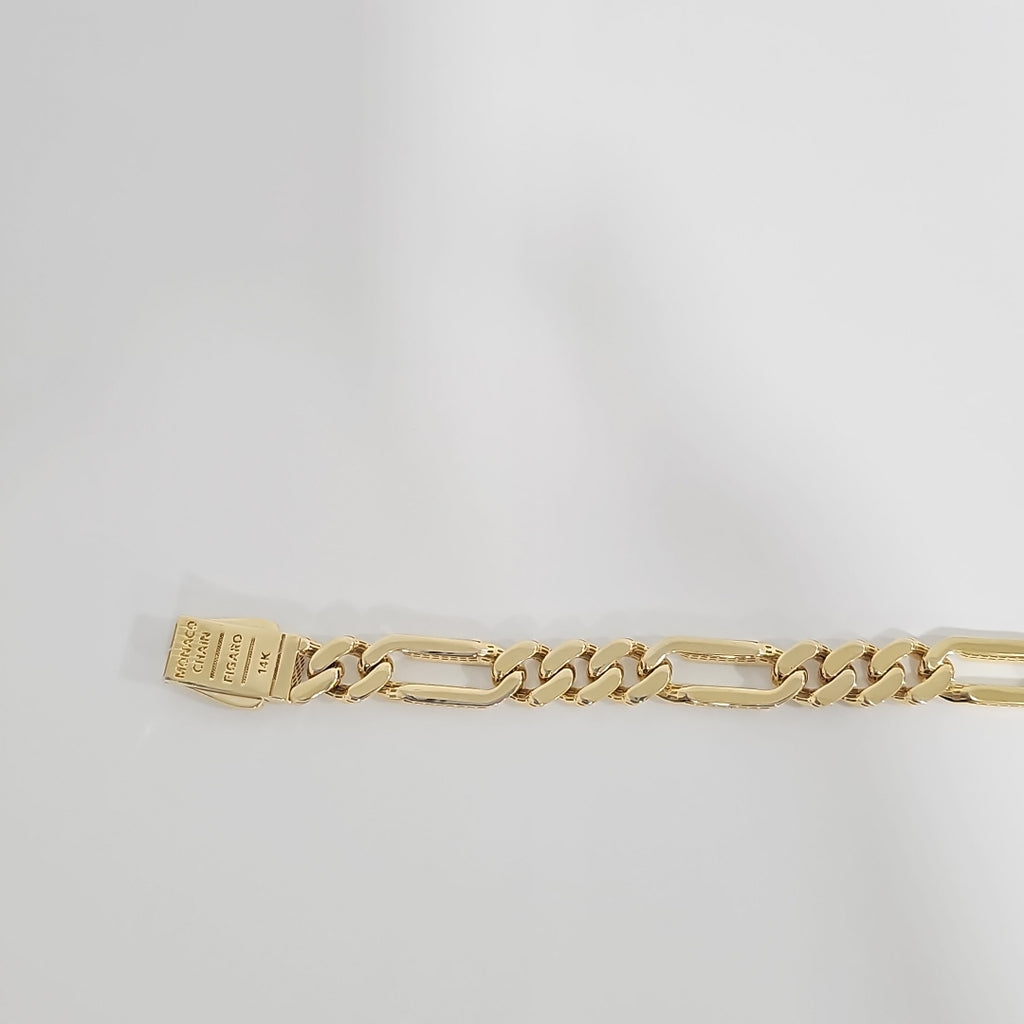 PULSERA CABALLERO MONACO ORO 14K 12.9 (NUEVO)