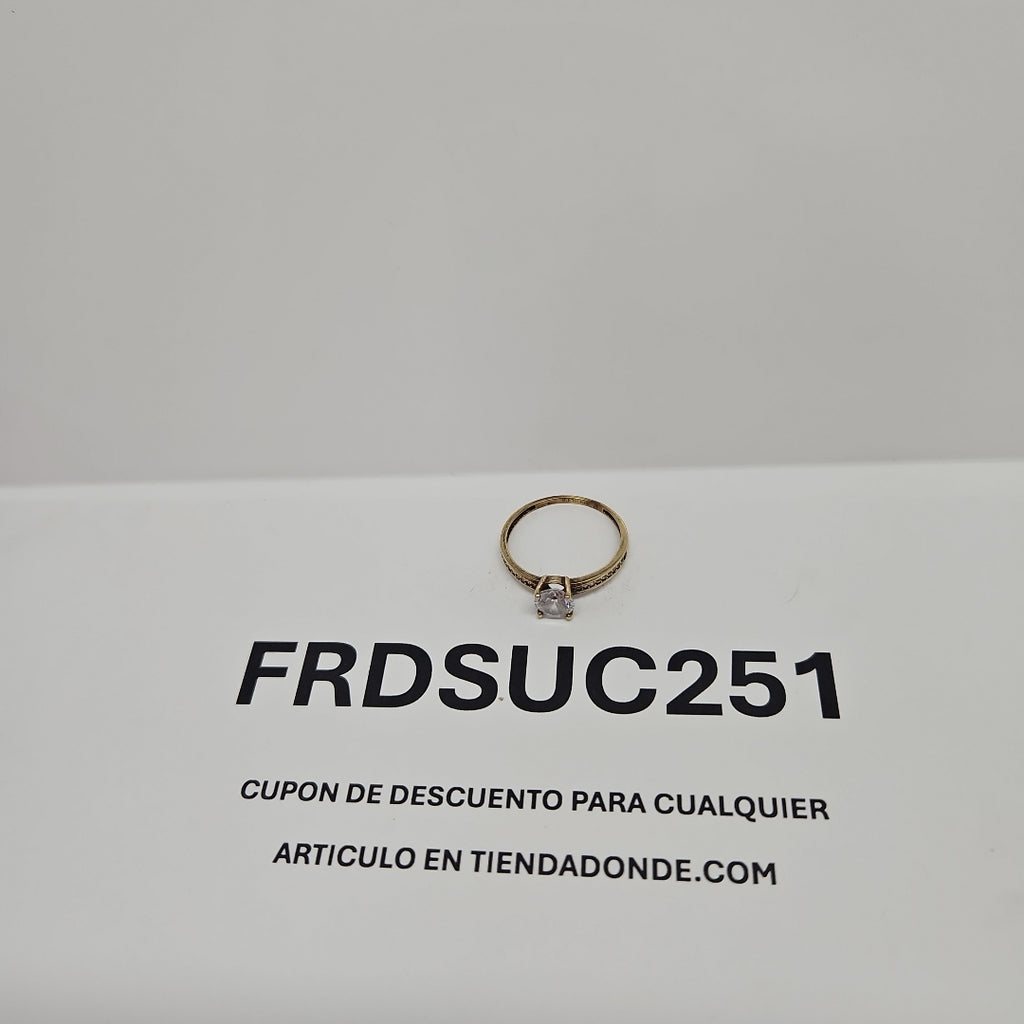 SOLITARIO ORO 10 K 1.7 GRMS (SEMINUEVO)