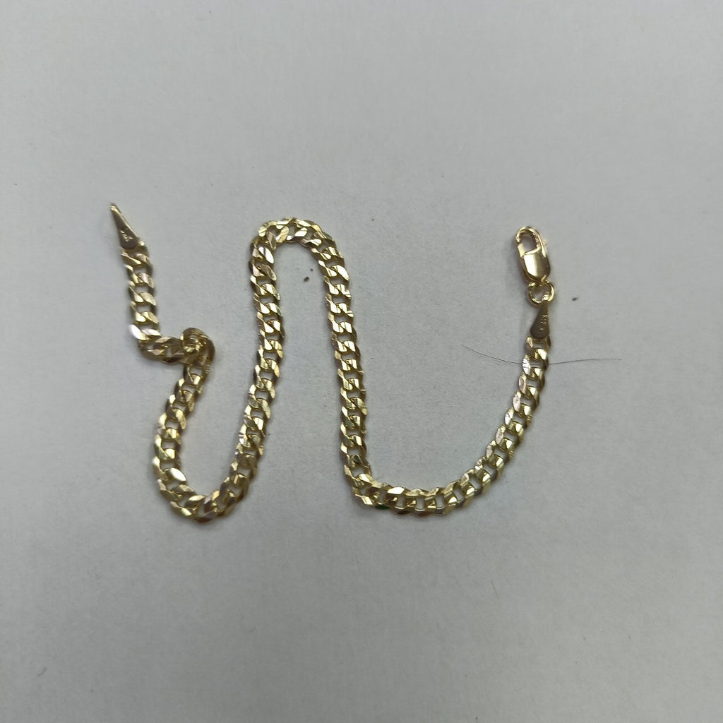 PULSERA BARBADA 14K 18 CM 3.2 GR (NUEVO)