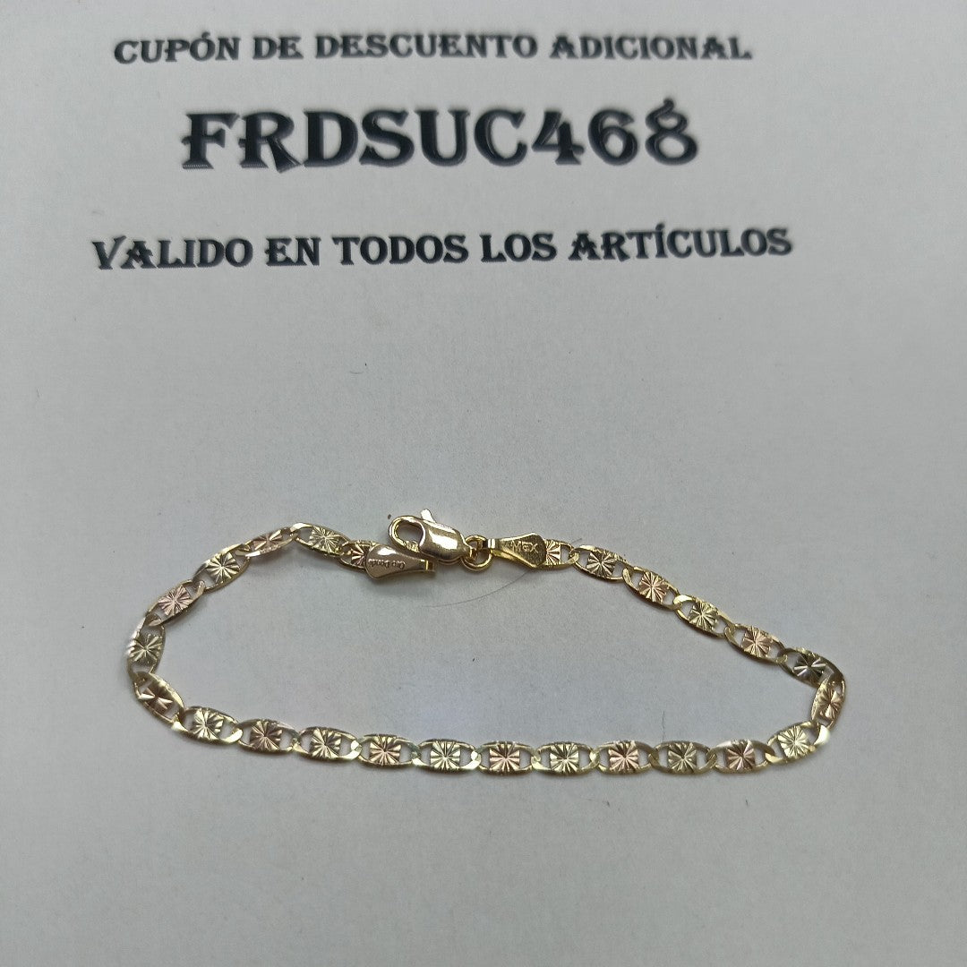 PULSERA GUCHI 14K 18 CM 2.9 GR (NUEVO)