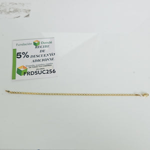 PULSERA BISMARK 14K 18 CM 2.4 GR (NUEVO)
