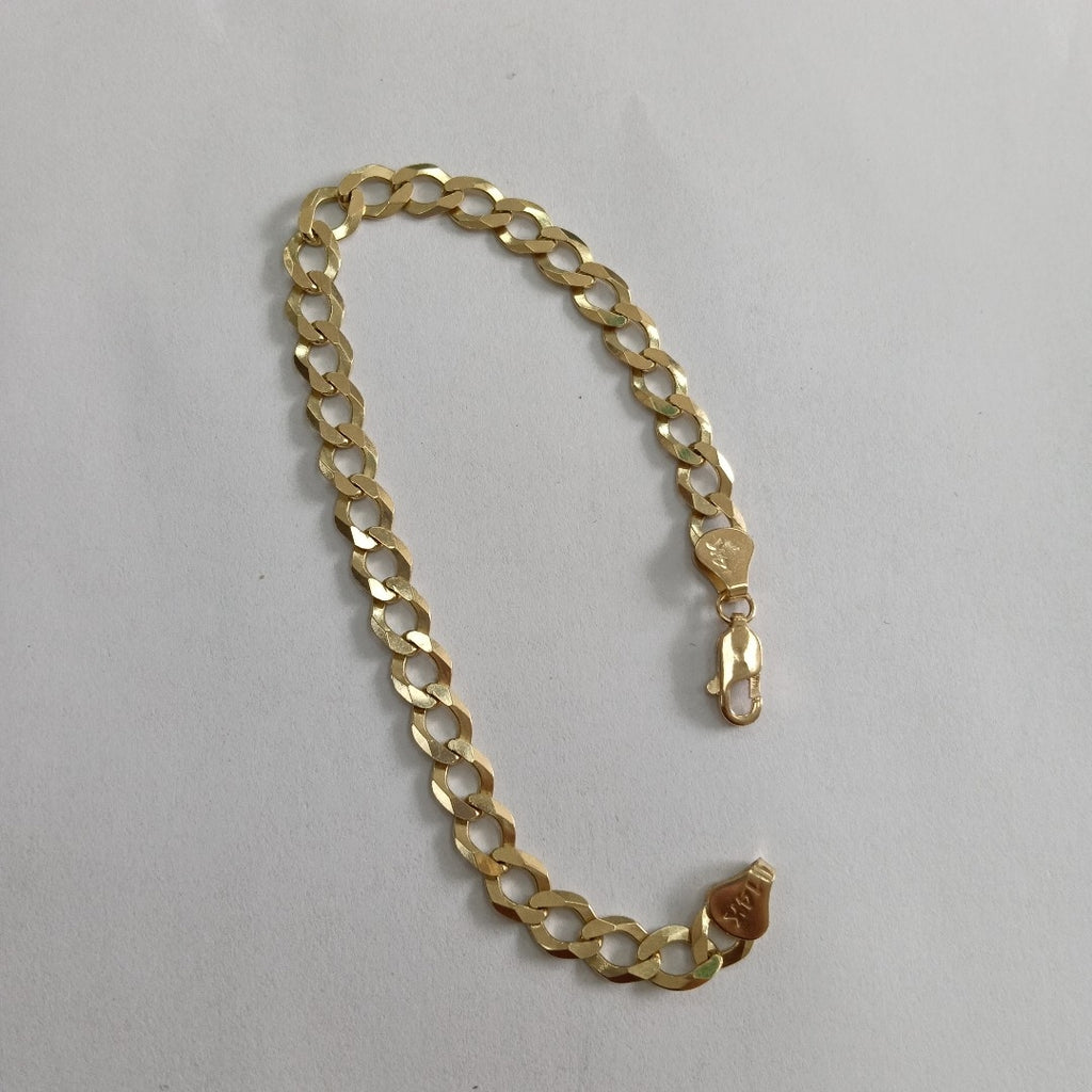 PULSERA BARBADA 14K 21 CM 11 GR (NUEVO)