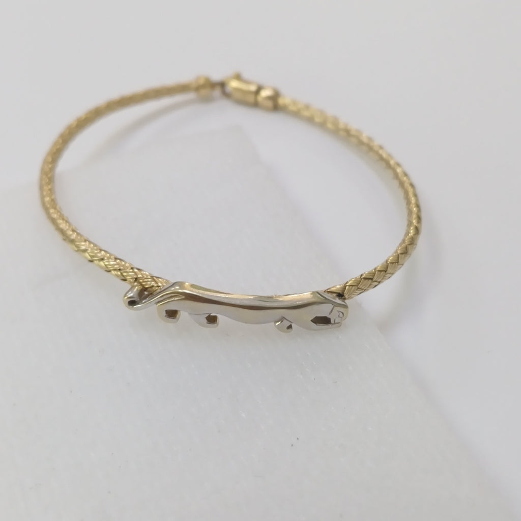 PULSERA RIGIDA ORO 14 K 6,00 GRMS (SEMINUEVO)
