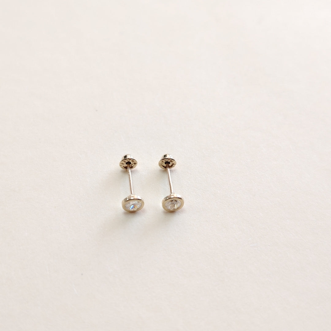 BROQUELES BROQUEL C CIRCONIA 14K 0.1501 GR (NUEVO)