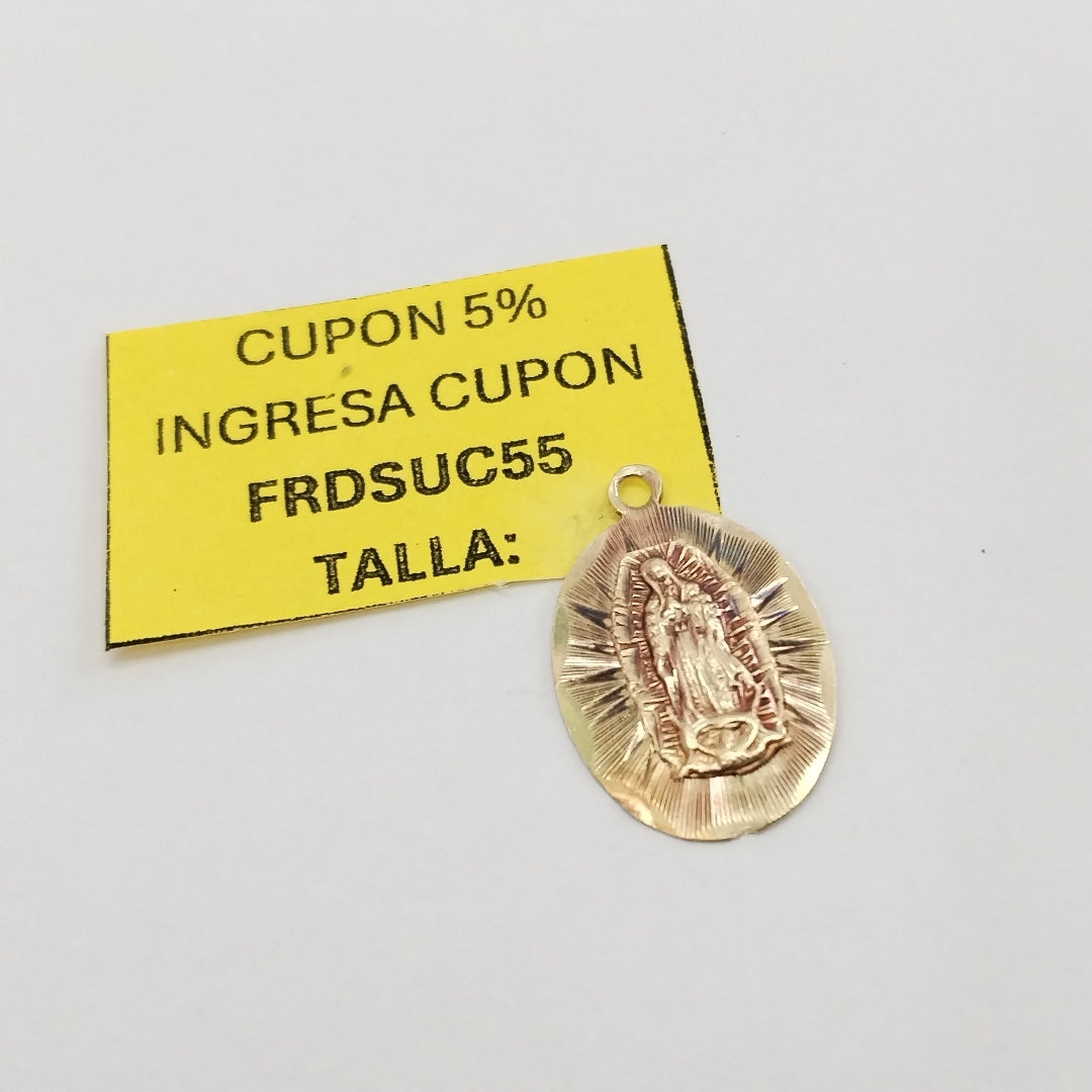 MEDALLA RELIGIOSA ORO 10 K 1,20 GRMS (SEMINUEVO)