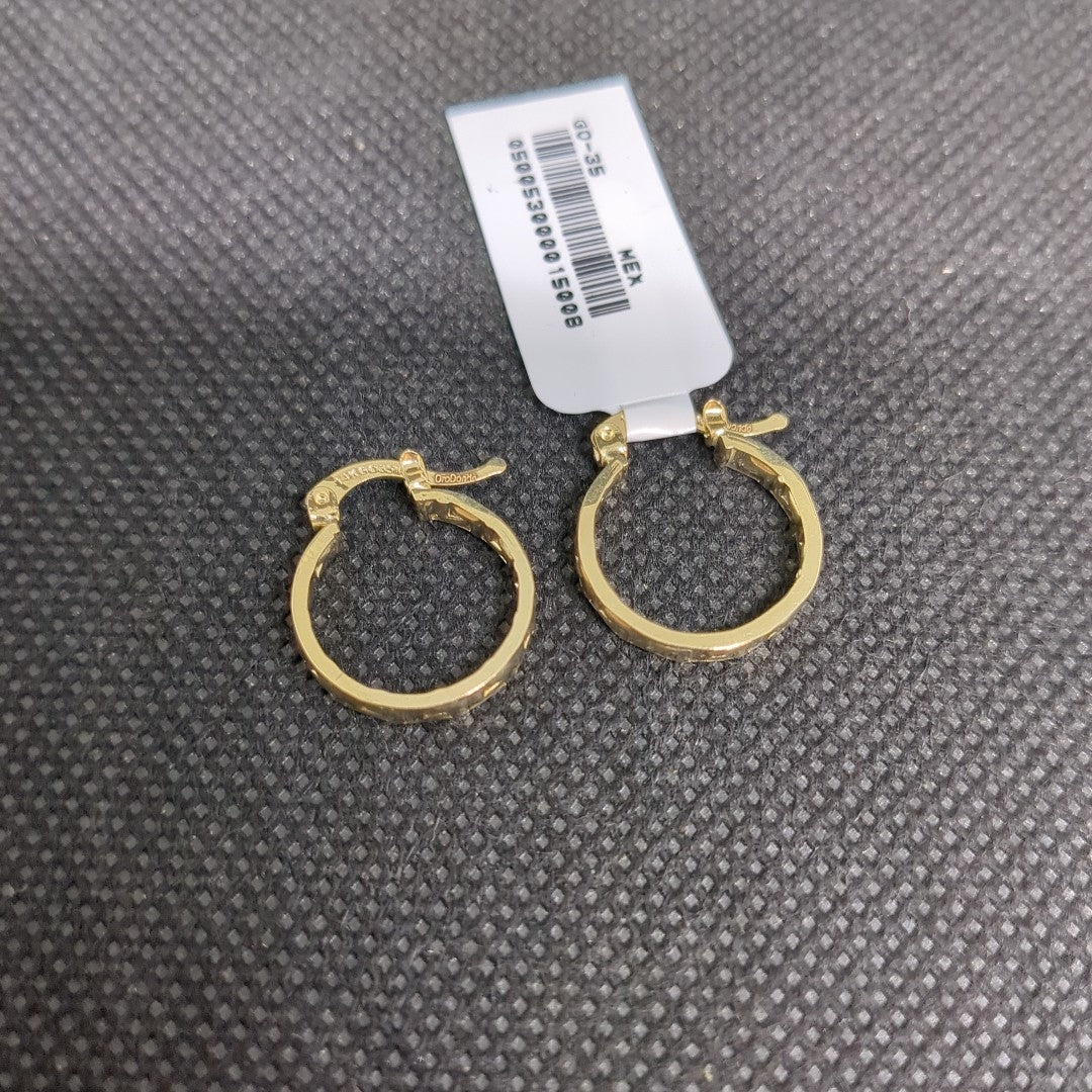 ARETES ARRACADAS FIG GRECAS 14K 1.8 GR (NUEVO)
