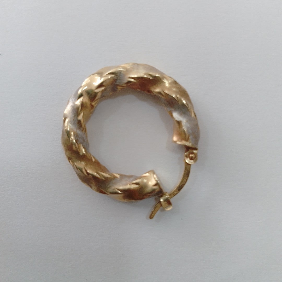 ARRACADAS PAR ORO 14 K 2.8 GRMS (SEMINUEVO)