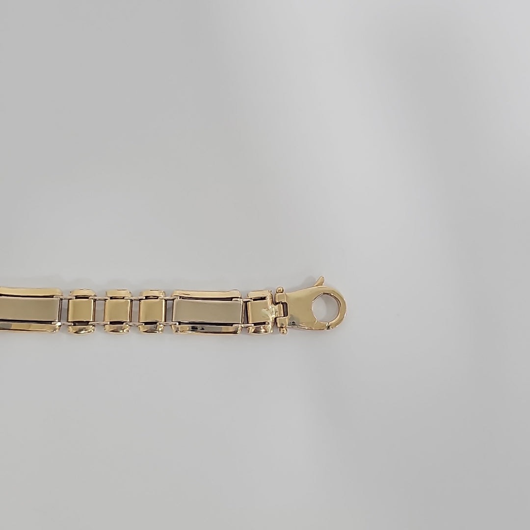 PULSERAS CABALLERO ORO 14K 13.6 (NUEVO)