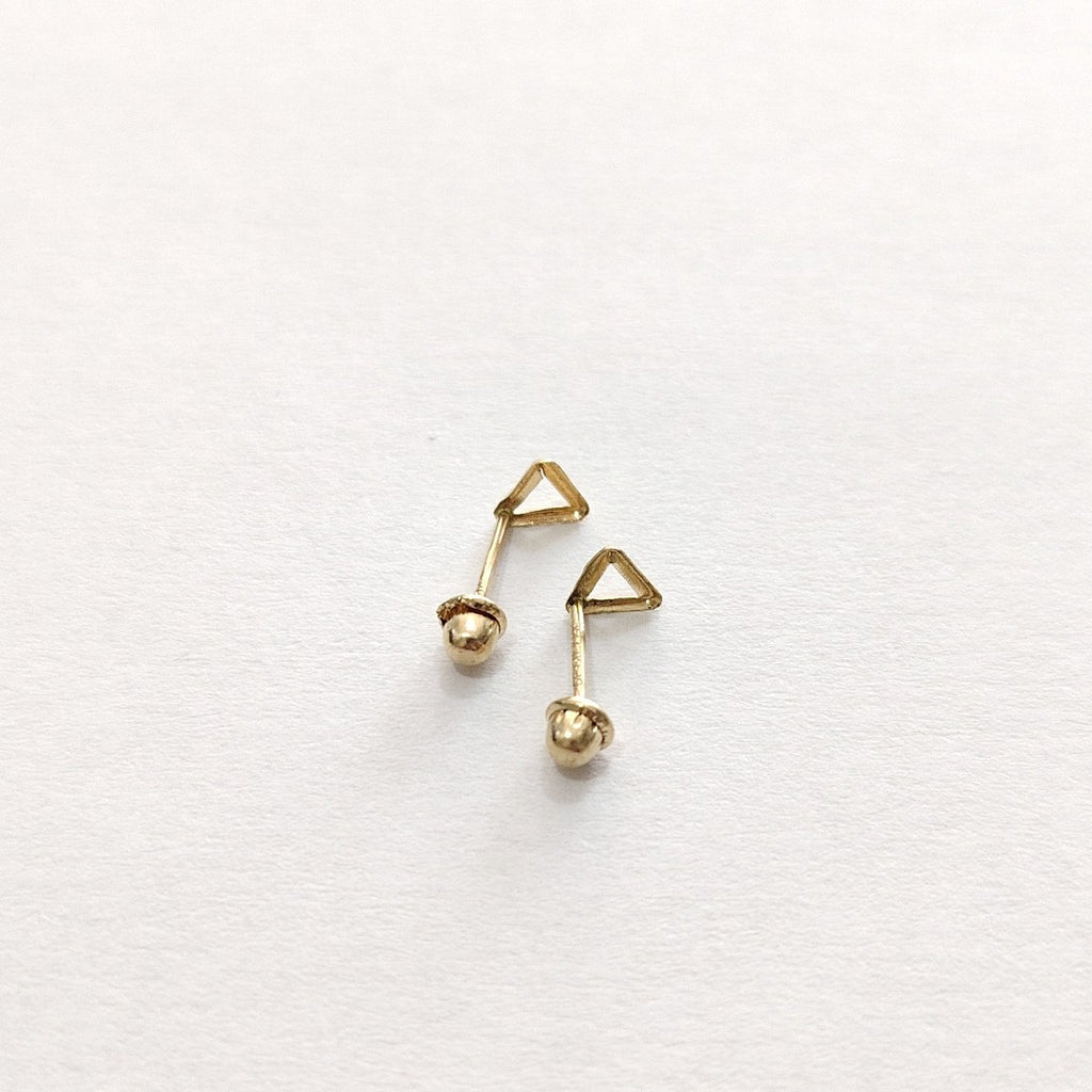 BROQUELES PAR ORO 14 K 0.2 GRMS (SEMINUEVO)