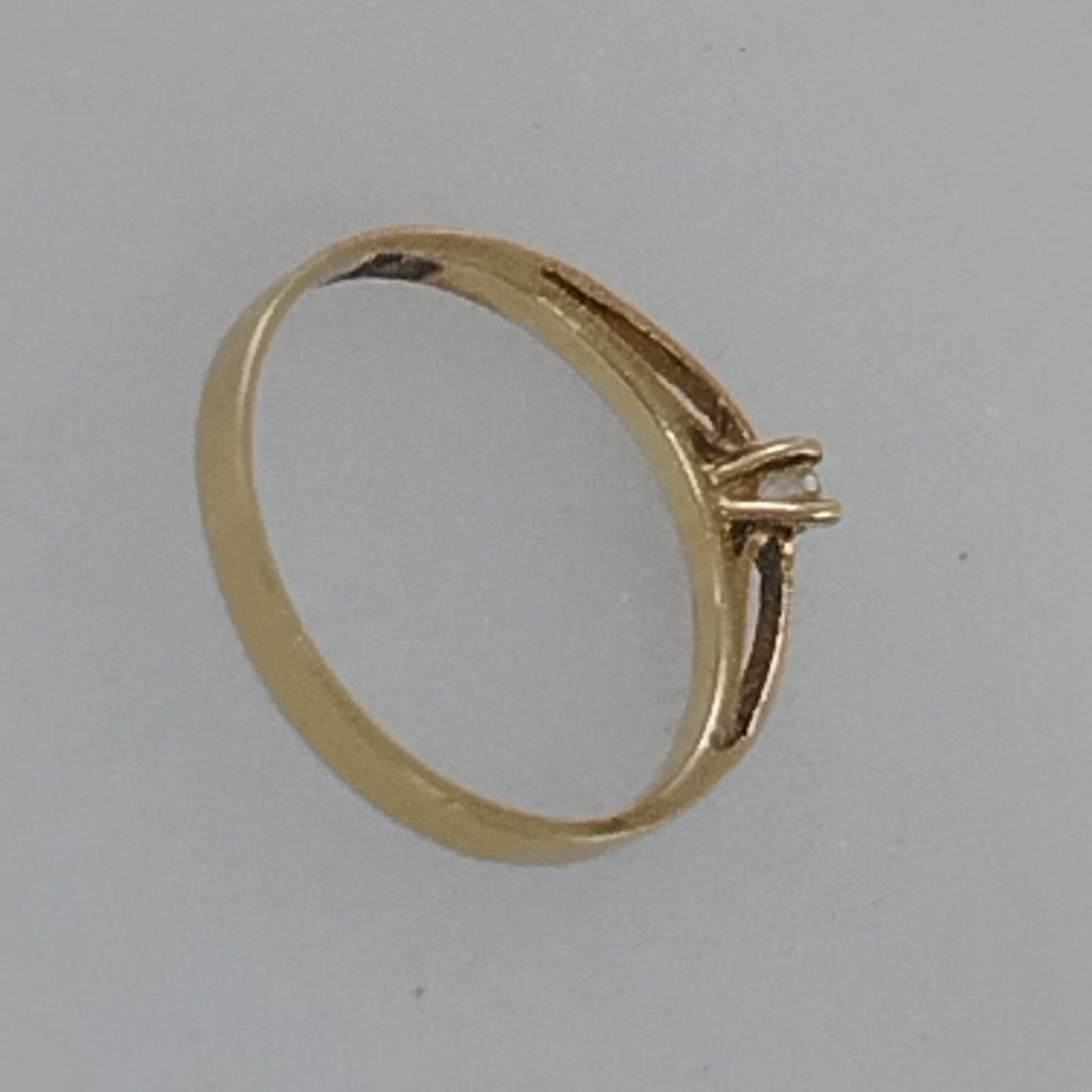 SOLITARIO ORO 14 K 1.3 GRMS (SEMINUEVO)