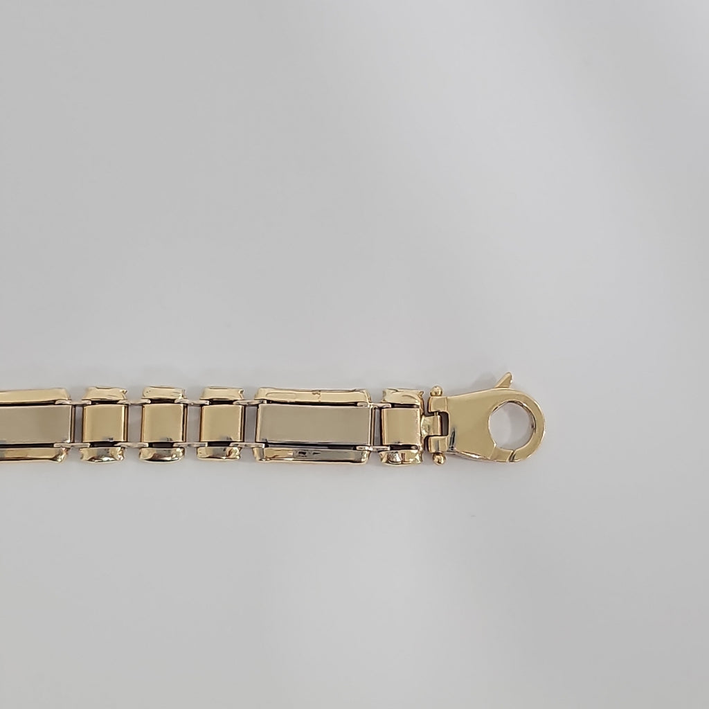 PULSERAS CABALLERO ORO 14K 14 (NUEVO)