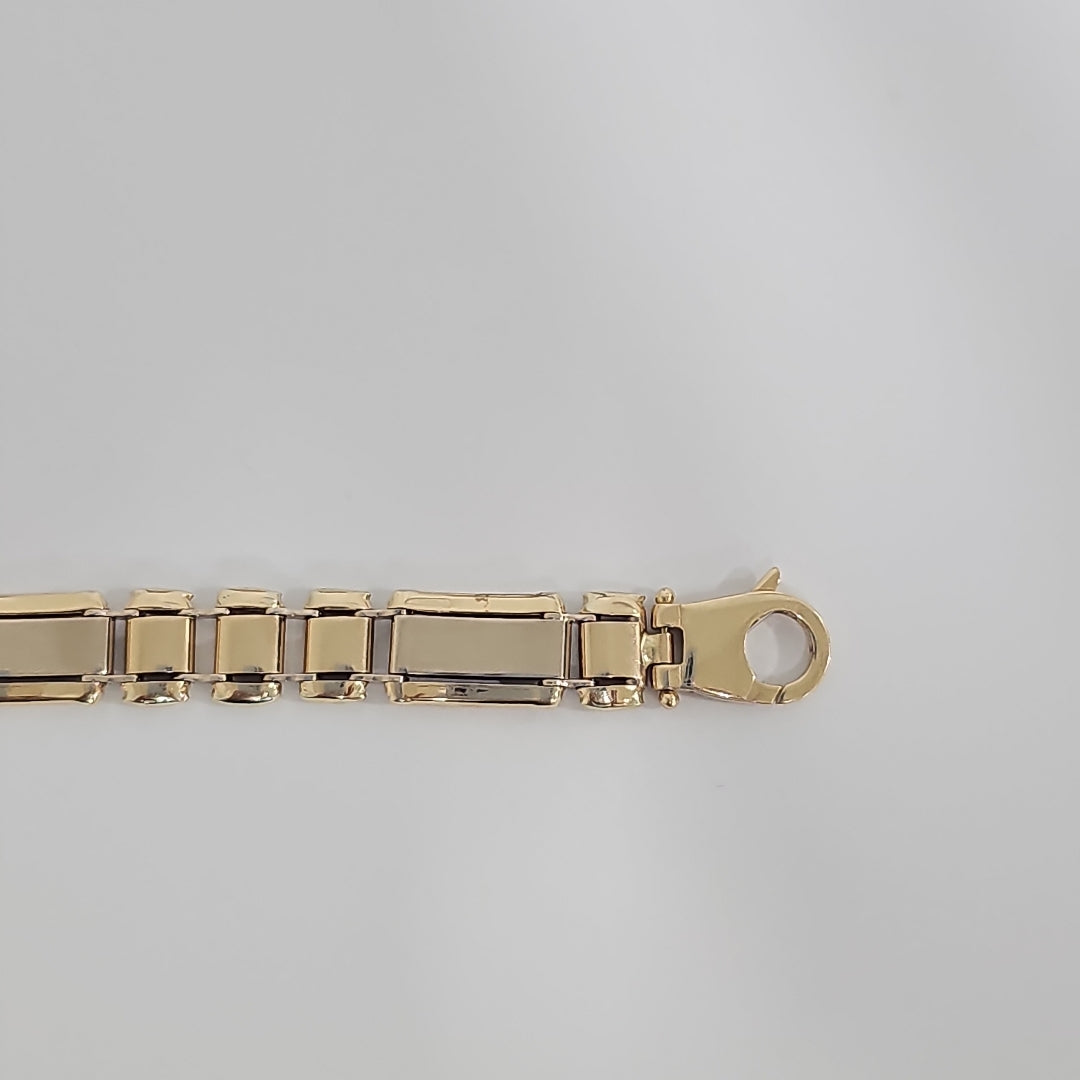 PULSERAS CABALLERO ORO 14K 14 (NUEVO)