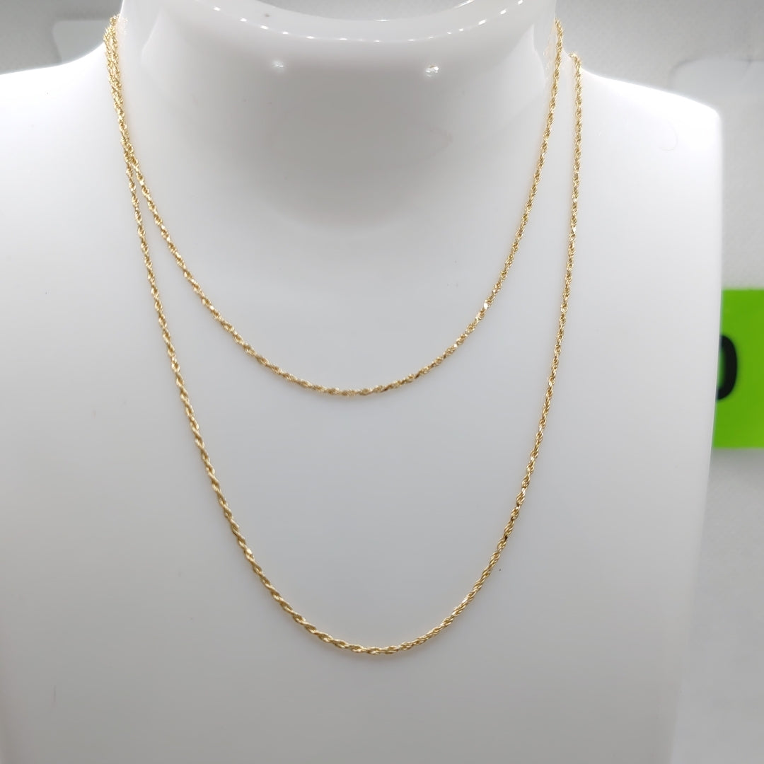 CADENA TORZAL 14K 55 CM 2.9 GR (NUEVO)