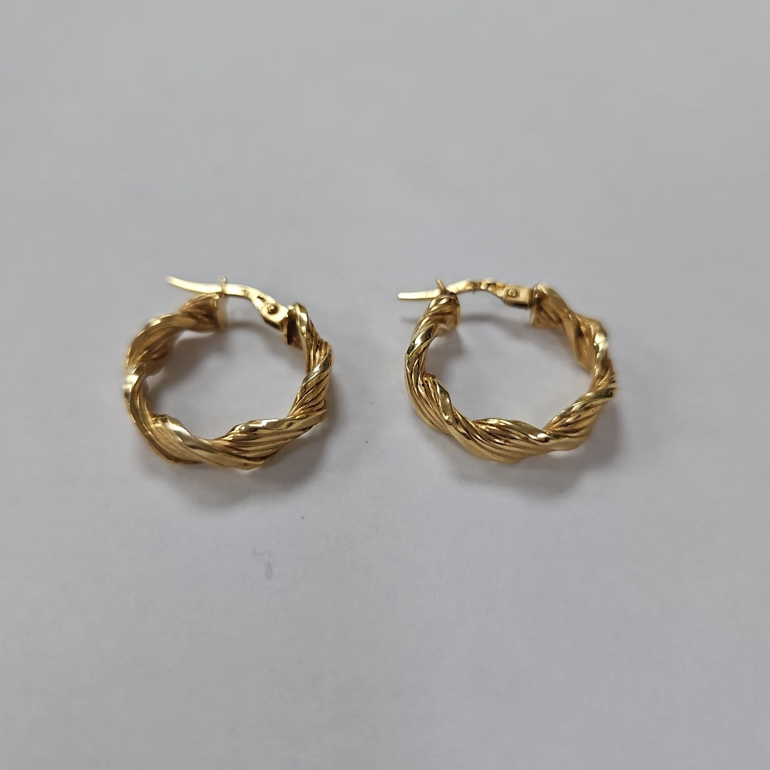 ARRACADAS PAR ORO 14 K 1,90 GRMS (SEMINUEVO)