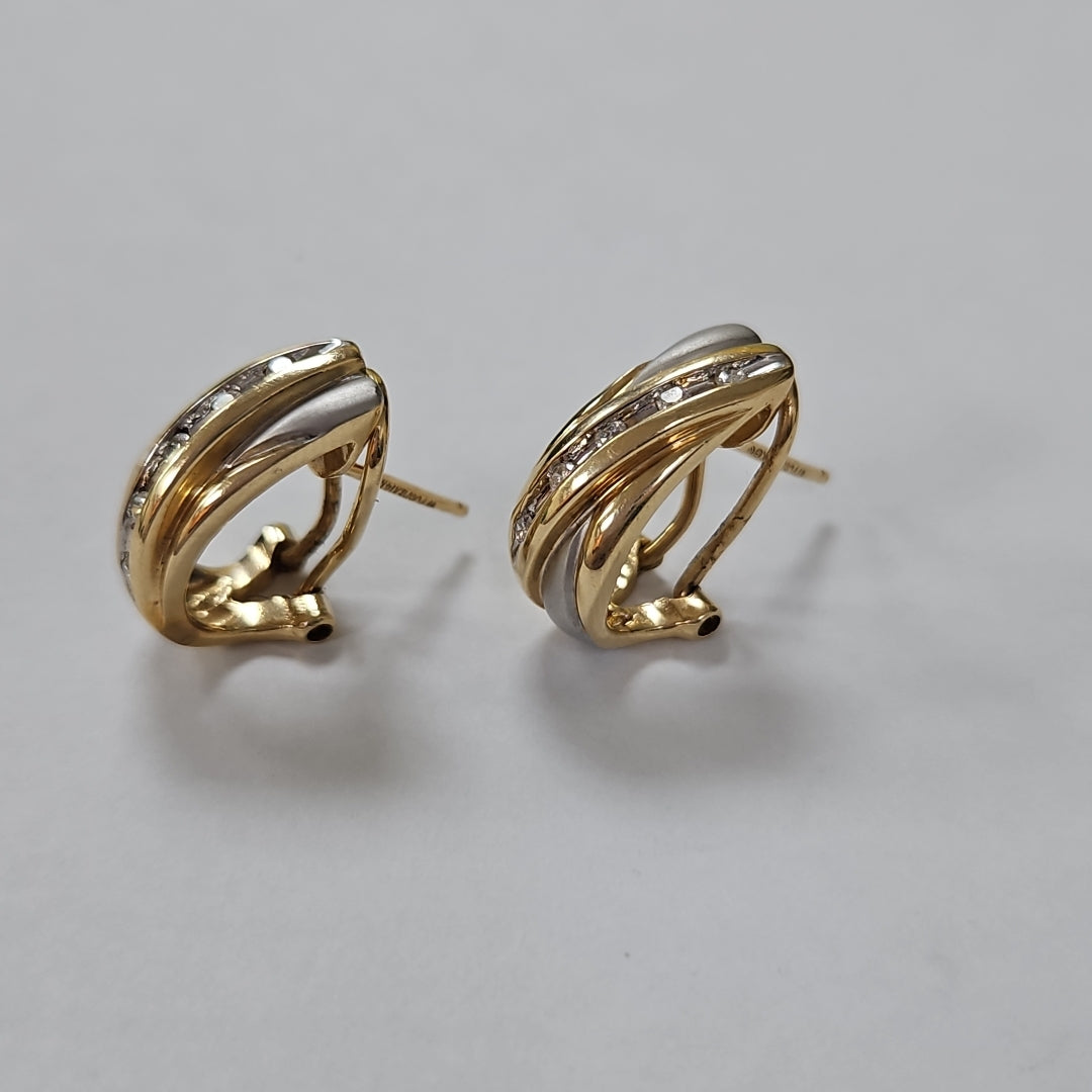 ARETES PAR ORO 14 K 5.9 GRMS (SEMINUEVO)