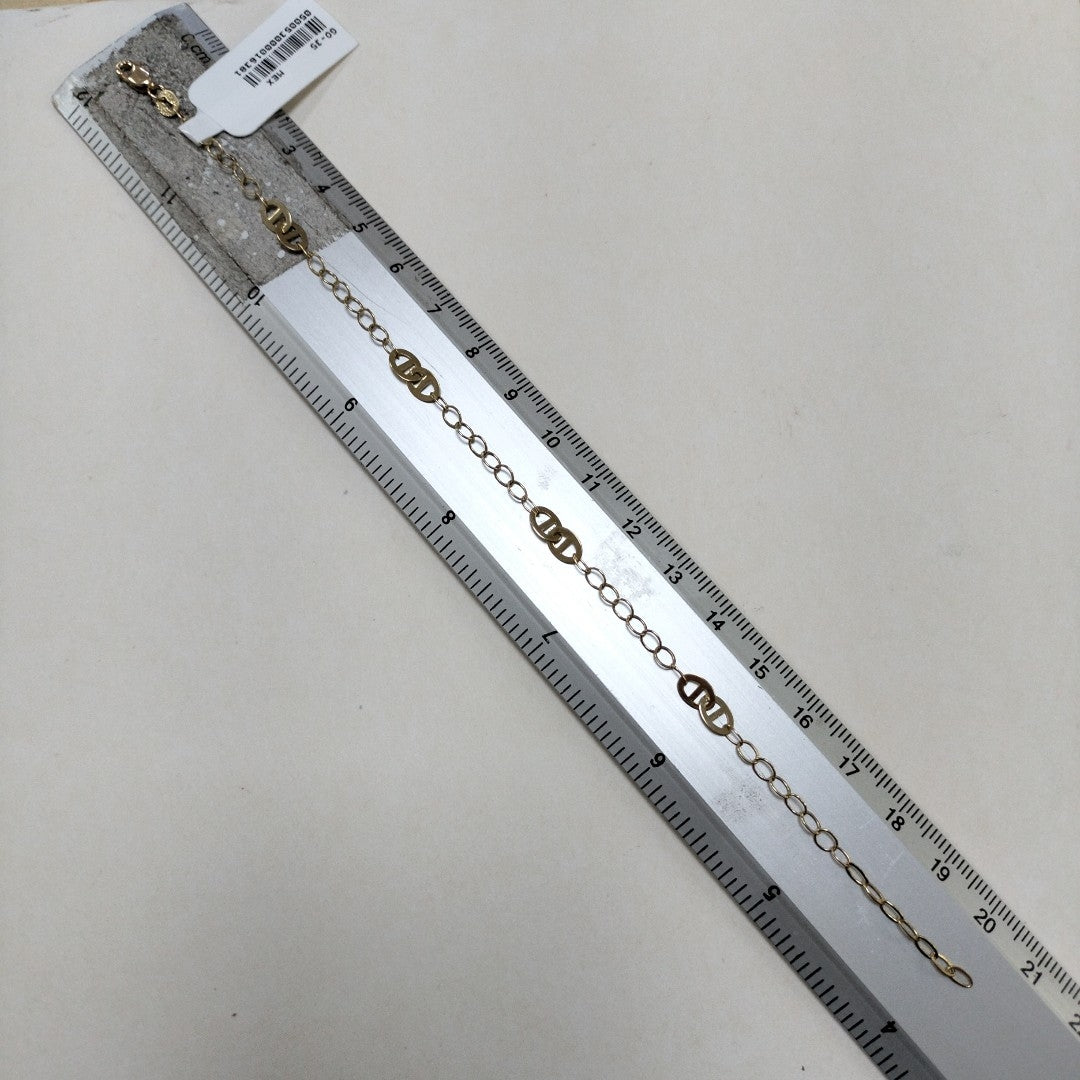 PULSERA ESPECIAL 14K 21 CM 1.8 GR (NUEVO)
