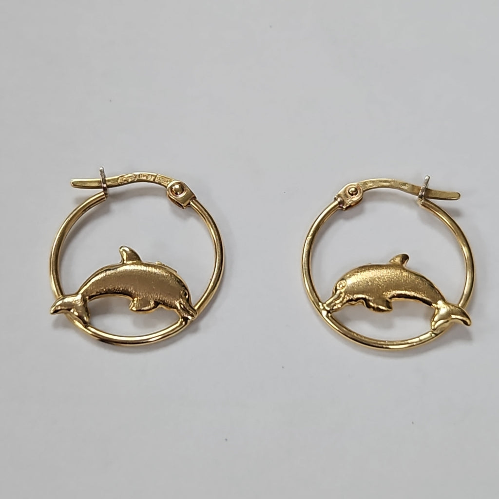 ARETES PAR ORO 14 K 1.9 GRMS (SEMINUEVO)
