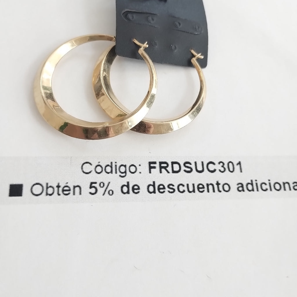 ARRACADAS PAR ORO 14 K 6.8 GRMS (SEMINUEVO)