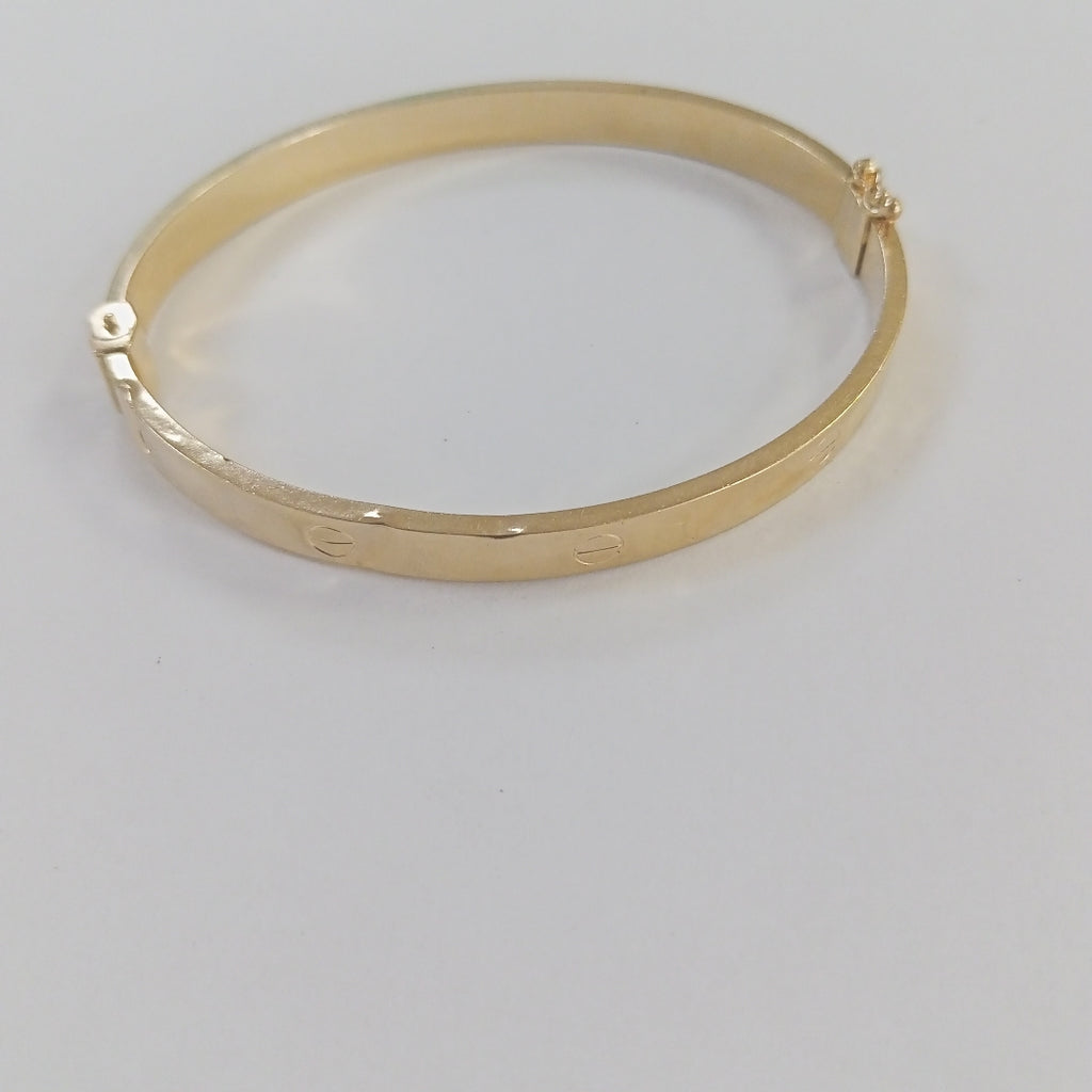 PULSERA RIGIDA ORO 14 K 7.2 GRMS (SEMINUEVO)