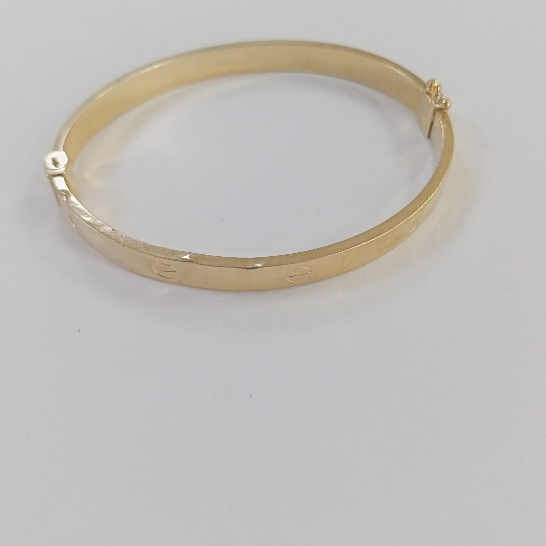 PULSERA RIGIDA ORO 14 K 7.2 GRMS (SEMINUEVO)