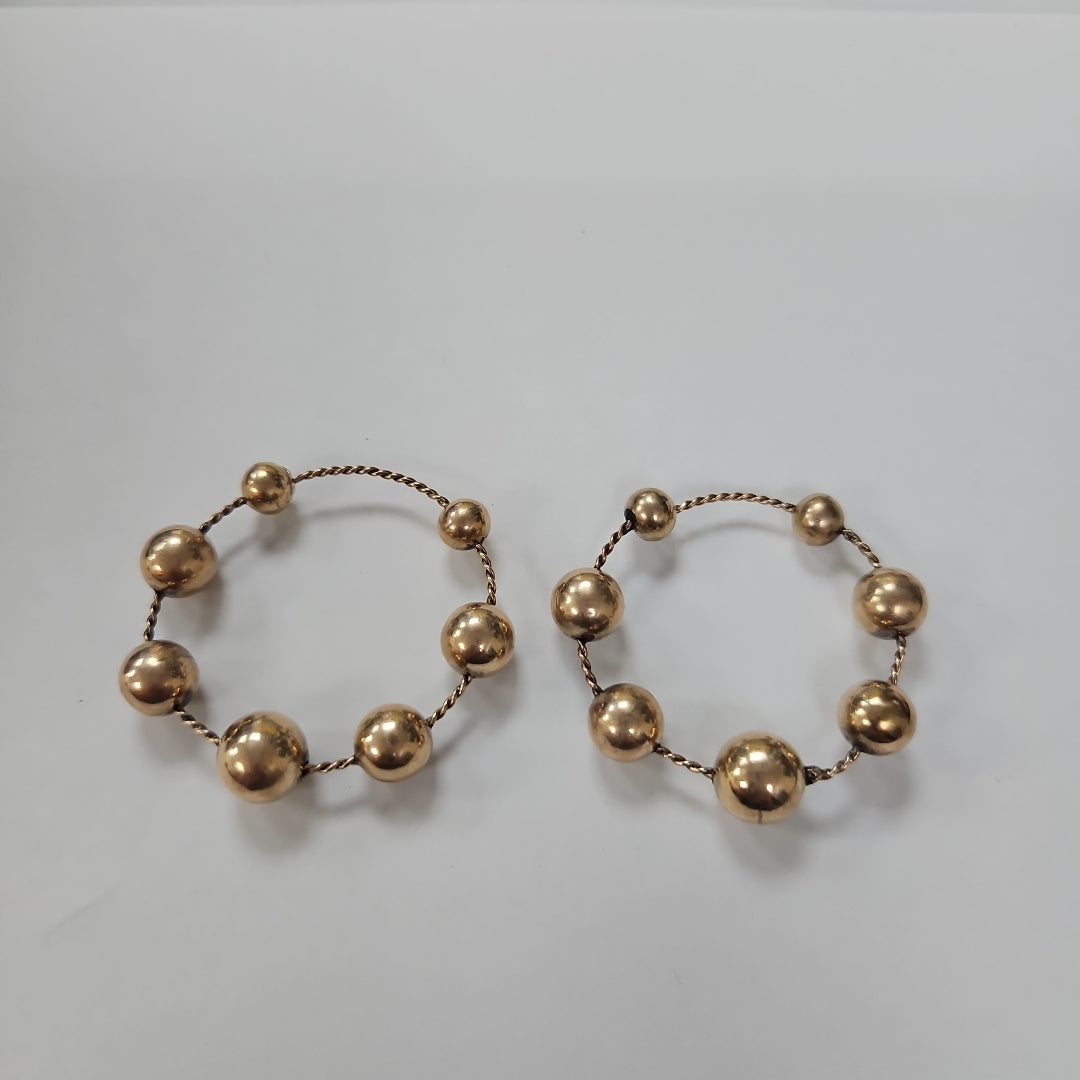 ARRACADAS PAR ORO 8 K 8,80 GRMS (SEMINUEVO)