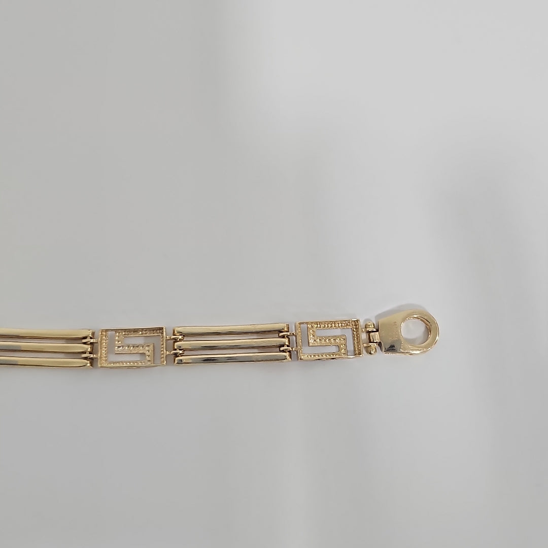 PULSERAS CABALLERO ORO 14K 10 (NUEVO)