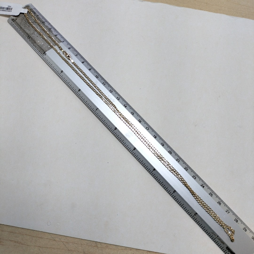 CADENA BARBADA 14K 60 CM 6 GR (NUEVO)