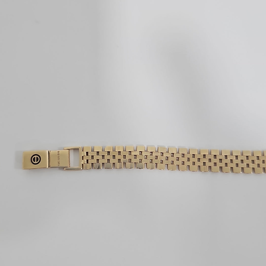 PULSERAS CABALLERO ORO 14K 10.8 (NUEVO)