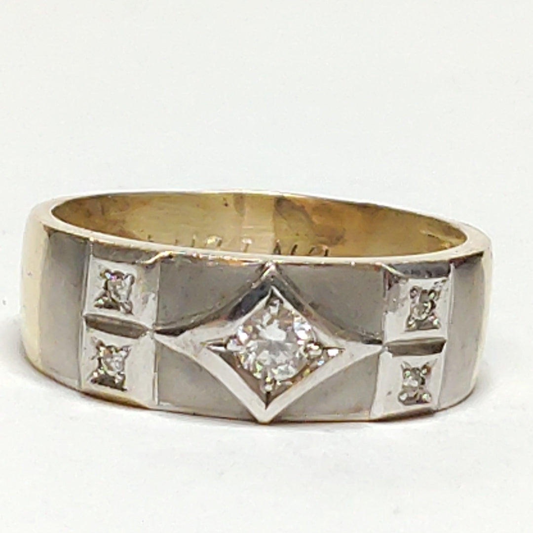 ARGOLLA ORO, ORO BLANCO 14 K 5.6 GRMS (SEMINUEVO)