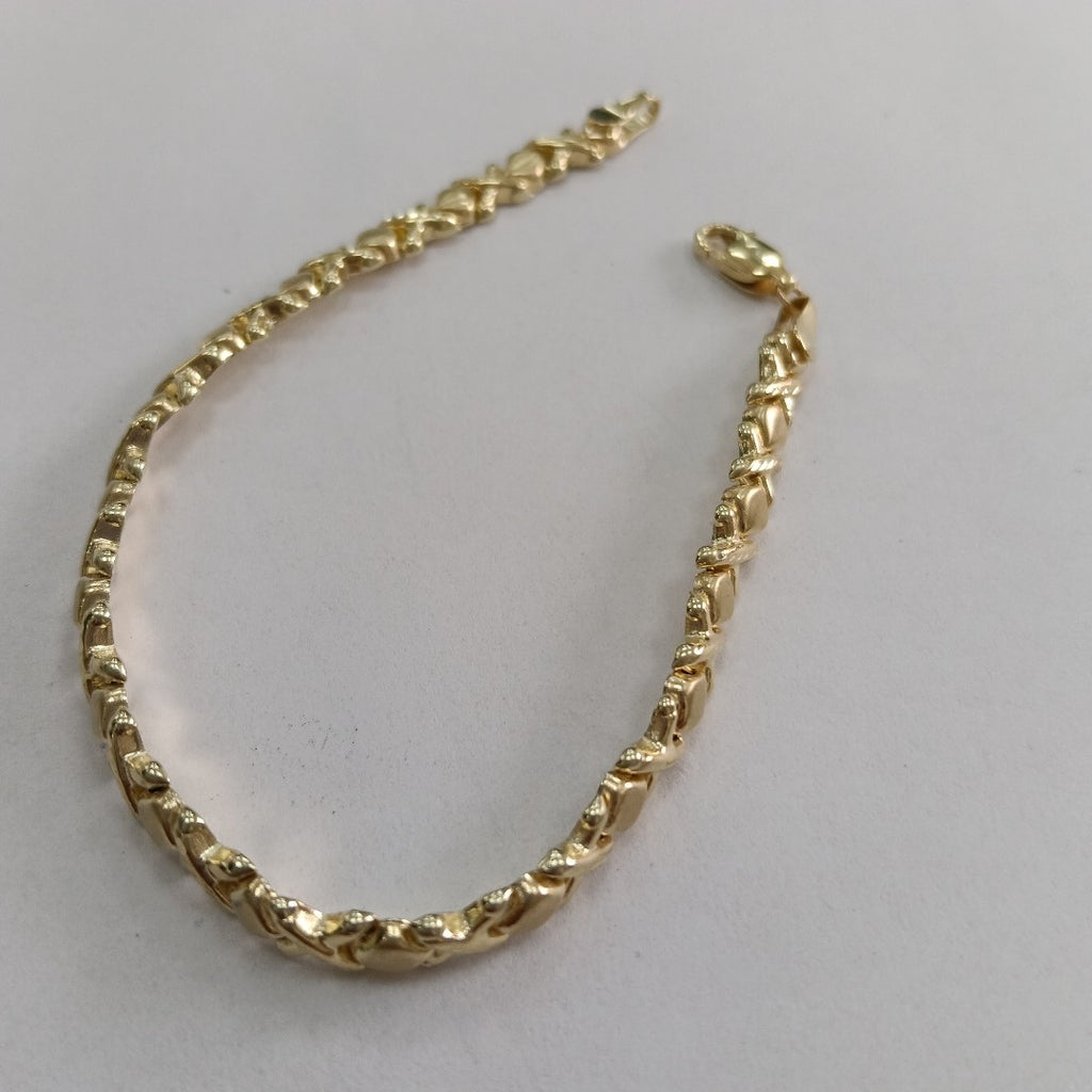 PULSERA ESP XOXO 14K 18 CM 6.1 GR (NUEVO)