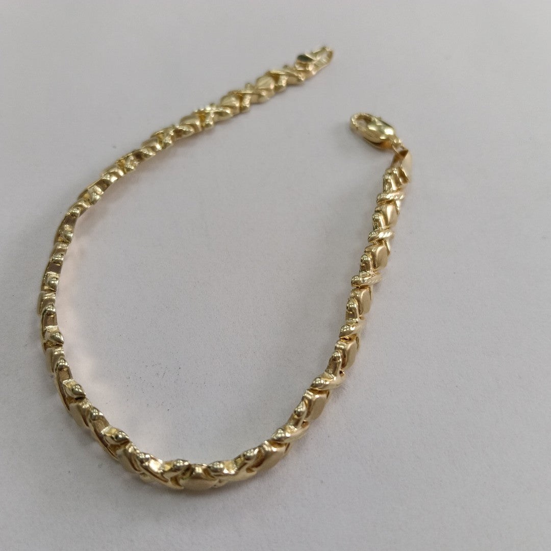 PULSERA ESP XOXO 14K 18 CM 6.1 GR (NUEVO)