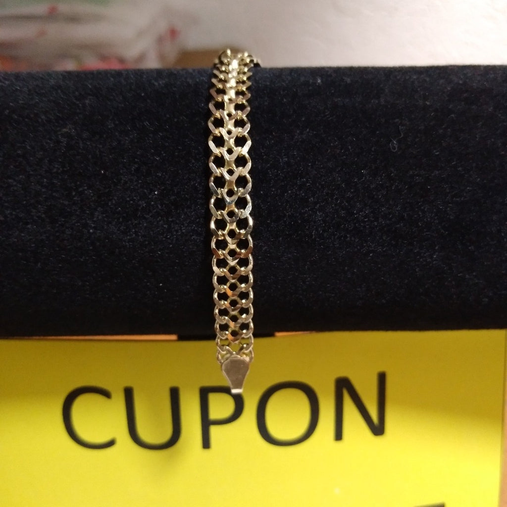 PULSERA ESCLAVA CHINO 14K 21 CM 9.8 GR (NUEVO)