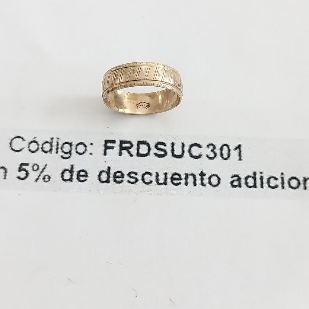 ARGOLLA ORO 14 K 2.3 GRMS (SEMINUEVO)