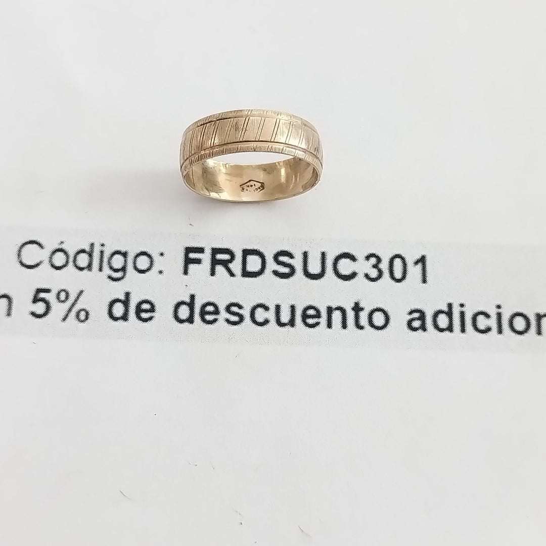 ARGOLLA ORO 14 K 2.3 GRMS (SEMINUEVO)