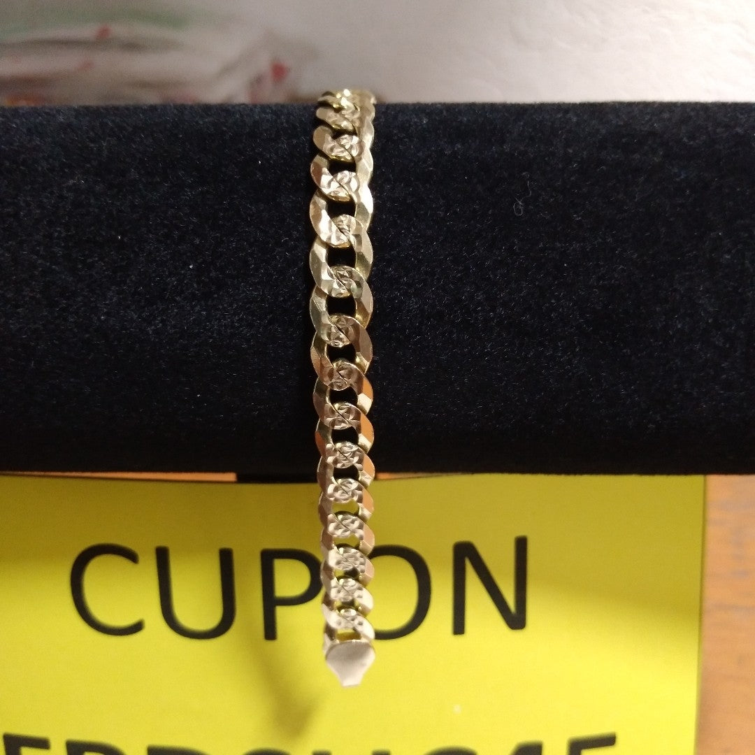 PULSERA BARBADA 14K 21 CM 16.8 GR (NUEVO)