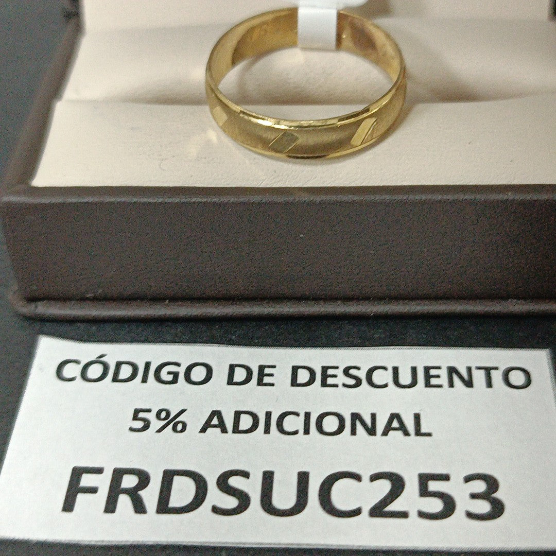 ARGOLLA ORO 10 K 1.8 GRMS (SEMINUEVO)