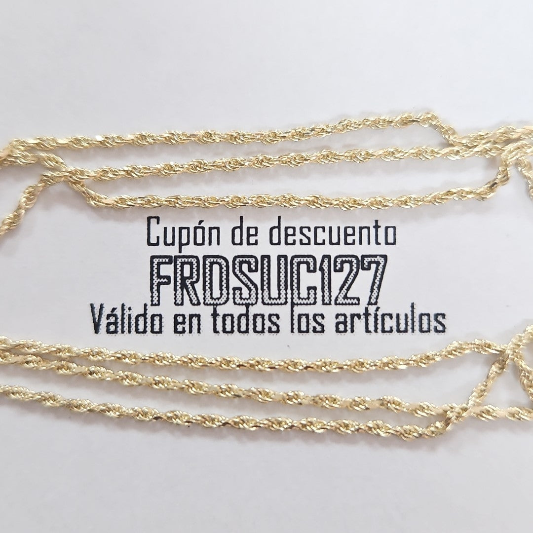 CADENA TORZAL 14K 55 CM 2.9 GR (NUEVO)