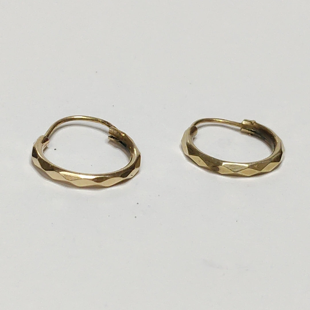 ARRACADAS PAR ORO 10 K 0.6 GRMS (SEMINUEVO)