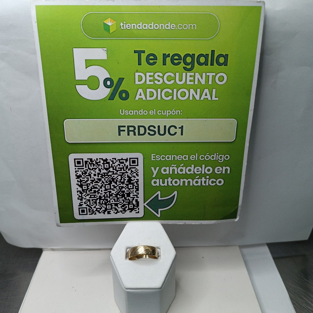 ARGOLLA ORO 14 K 2.2 GRMS (SEMINUEVO)