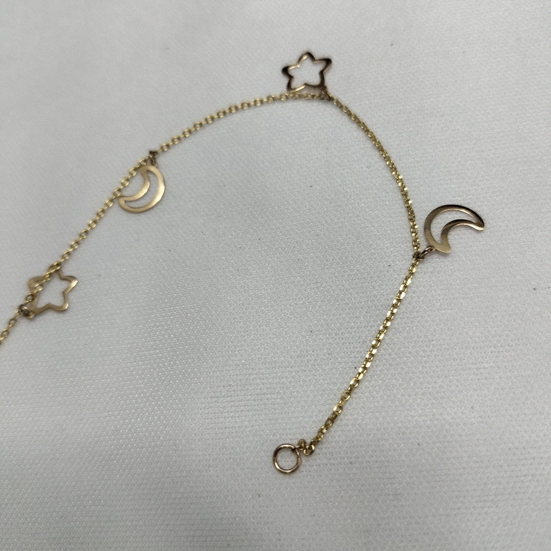 PULSERA ESPECIAL DIJES 10K 18 CM 0.9 GR (NUEVO)