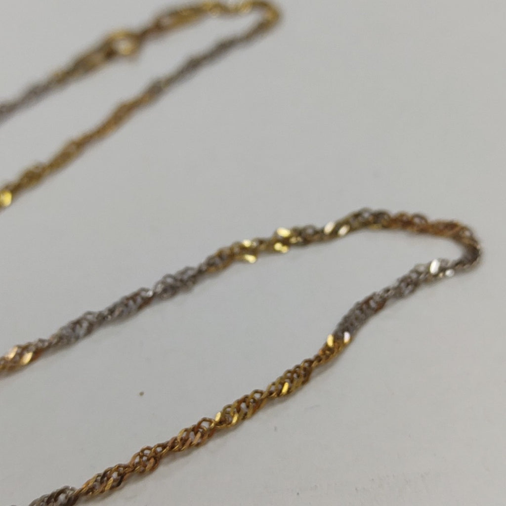 CADENA ORO COMBINADO 14 K 2,00 GRMS (SEMINUEVO)