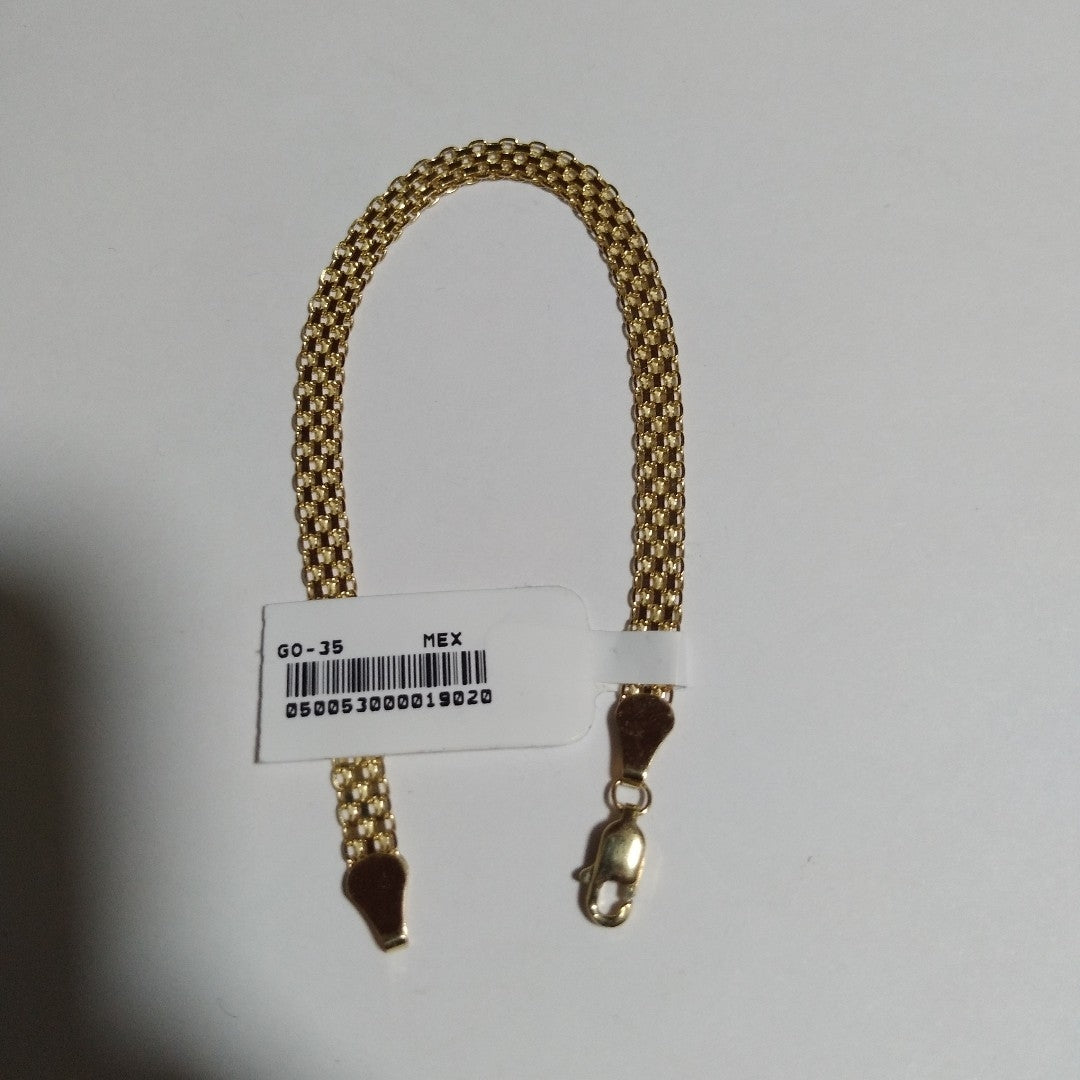 PULSERA ESPECIAL 14K 18 CM 4.4 GR (NUEVO)