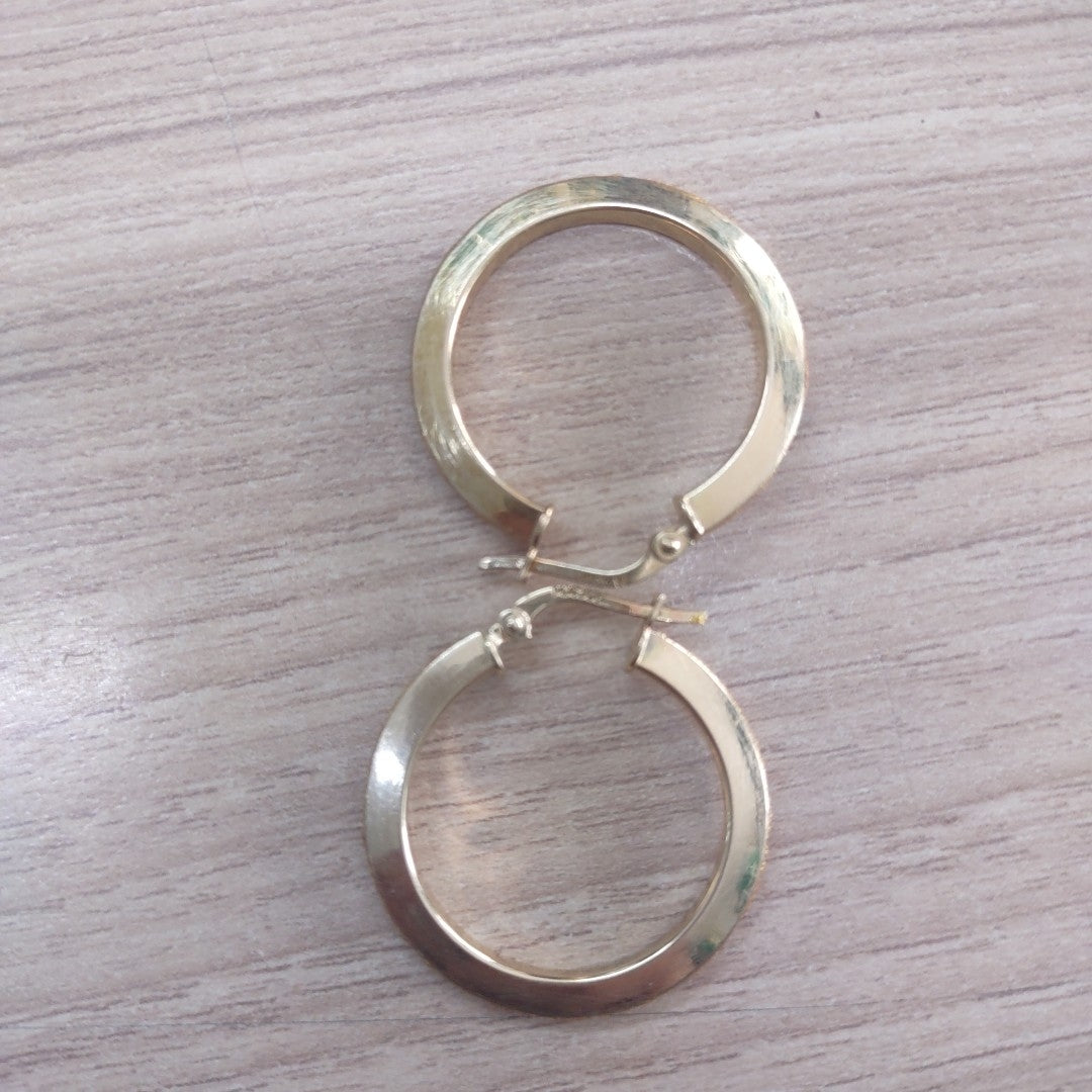 ARRACADAS PAR ORO 14 K 4.9 GRMS (SEMINUEVO)
