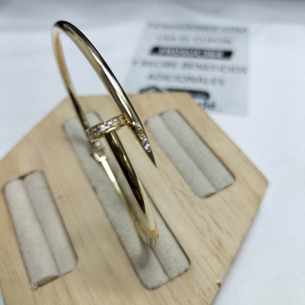 PULSERA FIG CLAVO 10K 21 CM 5.7 GR (NUEVO)