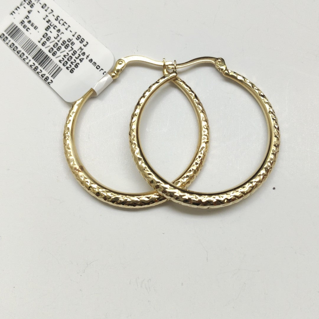 ARRACADAS PAR ORO 14 K 2.6 GRMS (SEMINUEVO)