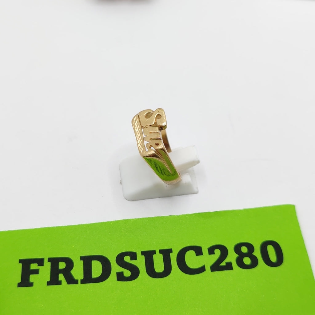ANILLO ORO 14 K 5,20 GRMS (SEMINUEVO)