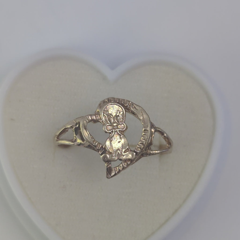 ANILLO ORO 10 K 1.6 GRMS (SEMINUEVO)