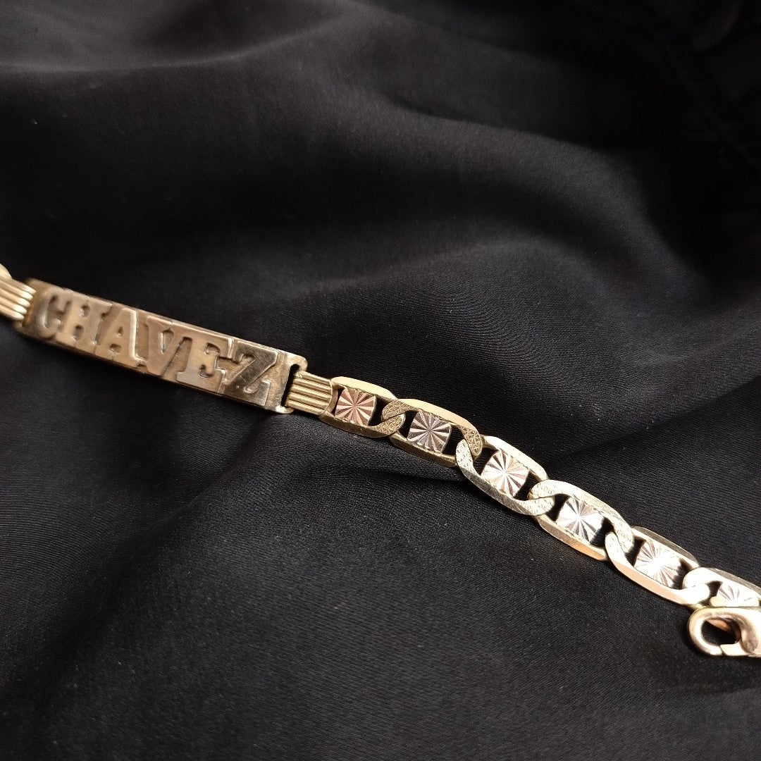ESCLAVA ORO COMBINADO 14 K 12,00 GRMS (SEMINUEVO)