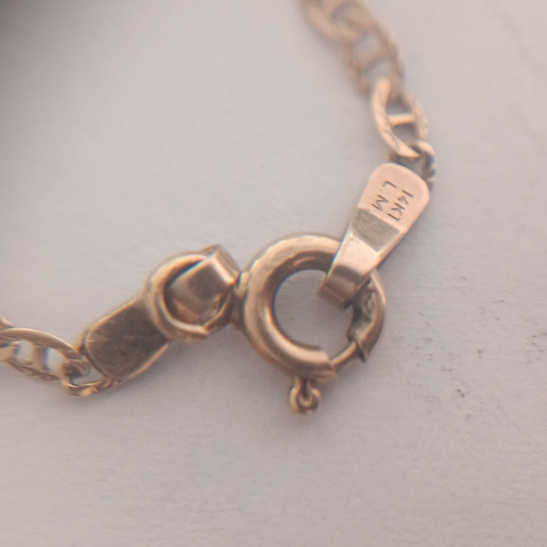 PULSERA ORO 14 K 1.2 GRMS (SEMINUEVO)