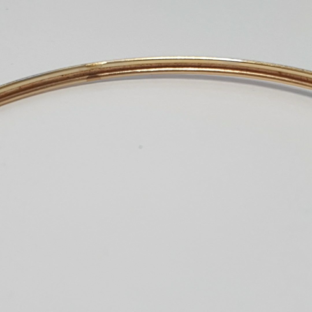 PULSERA RIGIDA ORO COMBINADO 10 K 3,40 GRMS (SEMINUEVO)